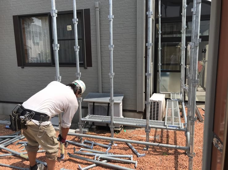 外壁工事のお話